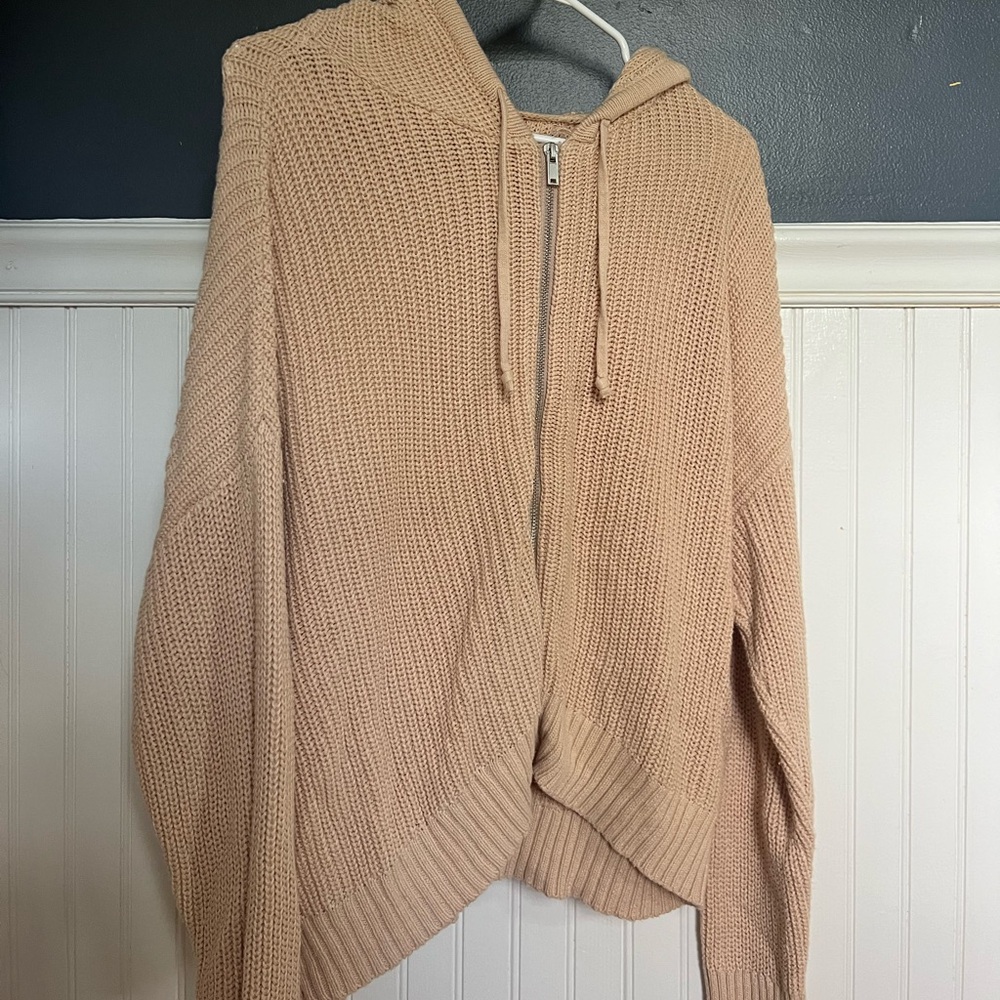 Aerie Zip-Up Sweater
